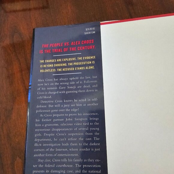 The People Vs. Alex Cross By James Patterson Barnes & Noble Exclusive 2017 - Picture 3 of 10